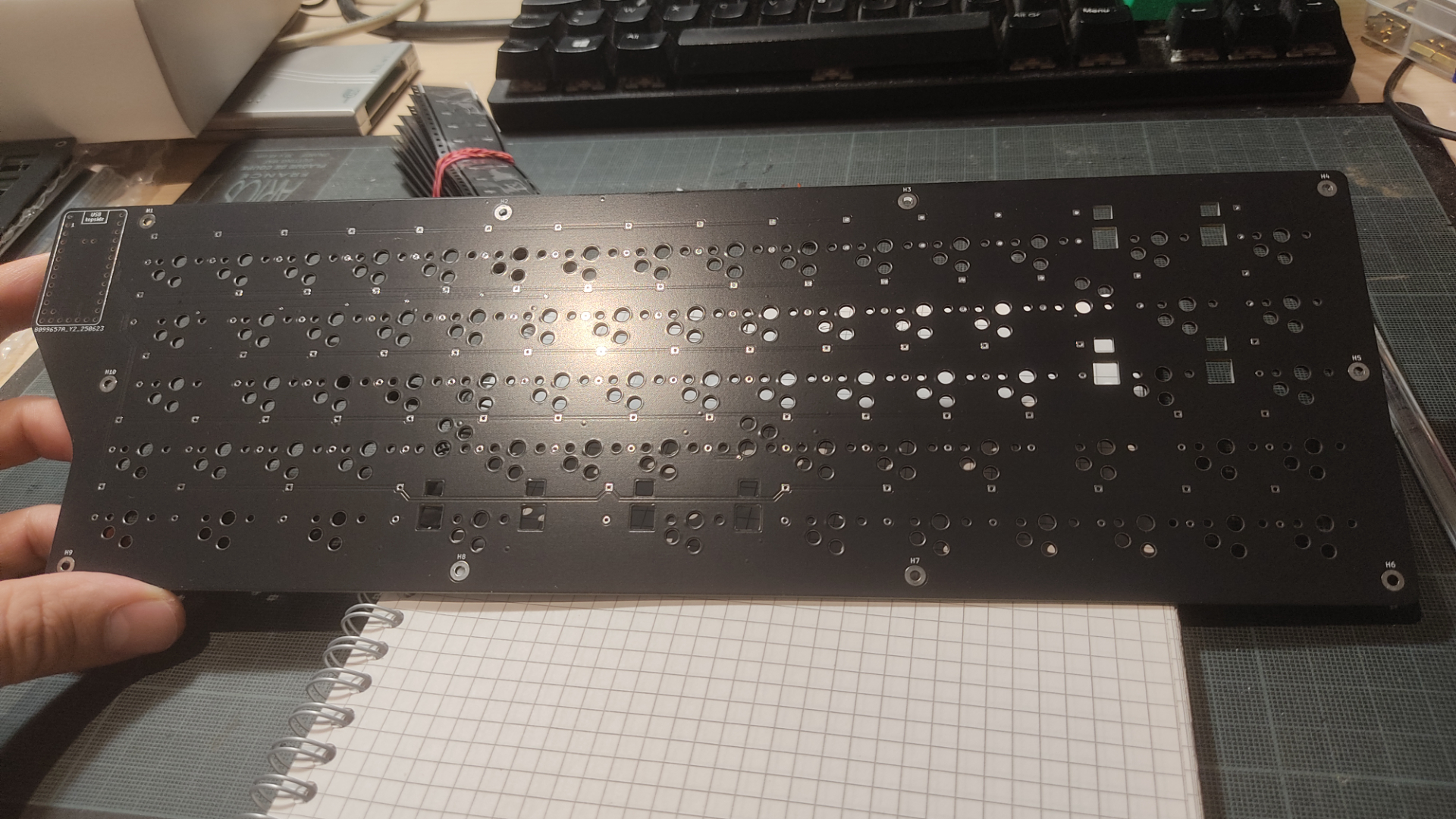 Vue frontale du PCB