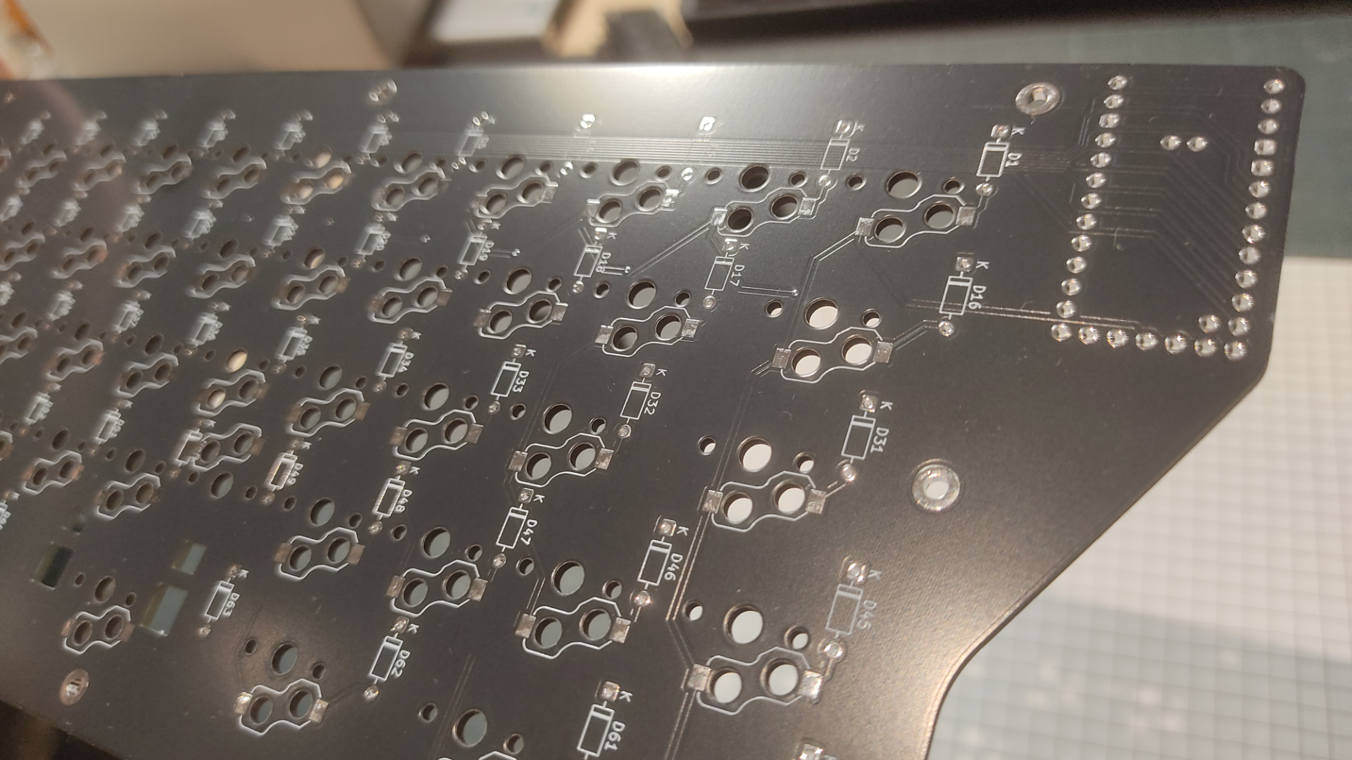 Vue arrière du PCB